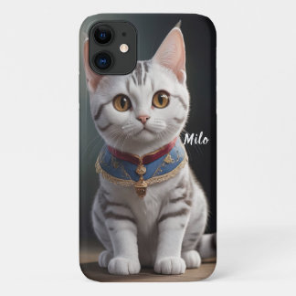 Schattige Amerikaans Korthaar Kitten met grote oge Case-Mate iPhone Case