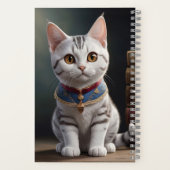 Schattige Amerikaans Korthaar Kitten met grote oge Notitieboek (Achterkant)