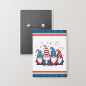 Schattige Amerikaanse Kabouters Cartoon-68123 Button (Voorkant / Achterkant)