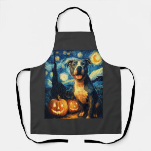 Schattige Amerikaanse Staffordshire Terrier hond H Schort