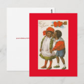 Schattige -Amerikaanse Valentijn Briefkaart (Voorkant / Achterkant)