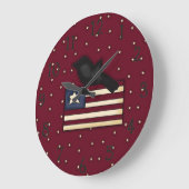 Schattige Amerikaanse wandklok (Hoek)