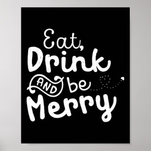 Schattige & Grappig Kerstmaal Poster