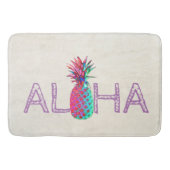 Schattige anananas Aloha Hawaiian Badmat (Voorkant)