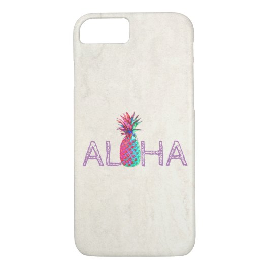 Schattige anananas Aloha Hawaiian Case-Mate iPhone Case (Achterkant)