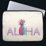 Schattige anananas Aloha Hawaiian Laptop Sleeve<br><div class="desc">Schattige anananas van aloha hawaiian.</div>