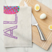 Schattige anananas Aloha Hawaiian Theedoek (Quarter Fold)