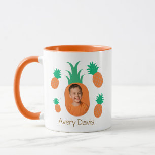 Schattige Ananas Fototemplate Gepersonaliseerd Kin Mok