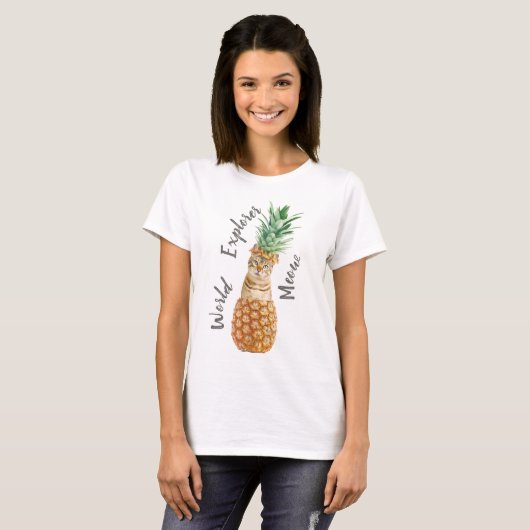 Schattige Ananas T-shirt (Voorkant volledig)