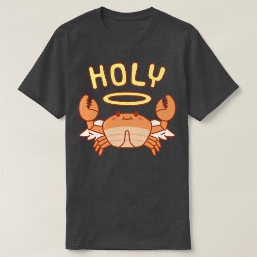 Schattige Angel Wings Halo Holy Pun T-shirt (Design voorkant)