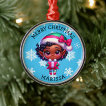 Schattige Anime Elf van Kleur Persoonlijke Kerstmi