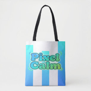 Schattige Anime Gamer Jongen Pixel Rustig Tote Bag