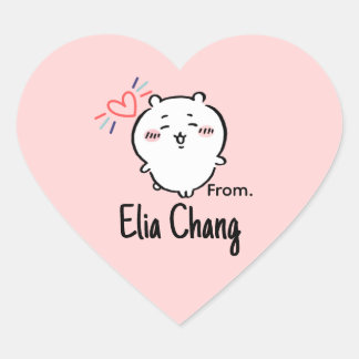 Schattige anime  hart sticker
