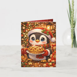 Schattige Anime Kerstkaart  Kaart