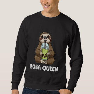 Schattige Anime Luiaard Bubble Tea Kawaii Boba Kon Trui