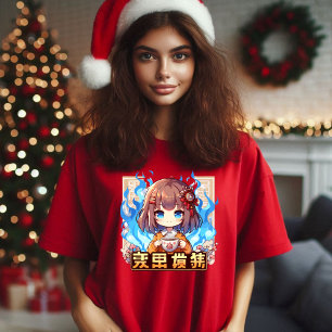 Schattige anime meisje   anime karakter t-shirt