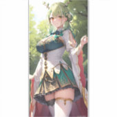 Schattige Anime Meisje, Ceres Fauna Sticker (Voorkant)