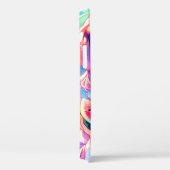 Schattige anime meisje eten watermeloen op een zom Case-Mate iPhone case (Achterkant / Rechts)