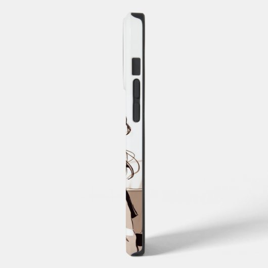 Schattige Anime Meisje iPhone / iPad hoesje (Achterkant / Links)