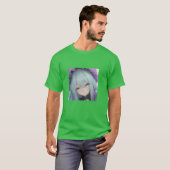 Schattige Anime meisje T-shirt (Voorkant volledig)