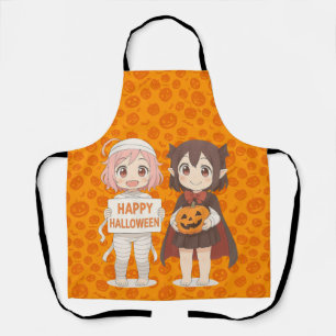 Schattige anime mummie & vampier meisjes schort