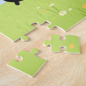 Schattige anime roodharige St. Patrick's Day   Legpuzzel (Zijkant)