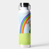 Schattige anime roodharige St. Patrick's Day Waterfles (Voorkant)