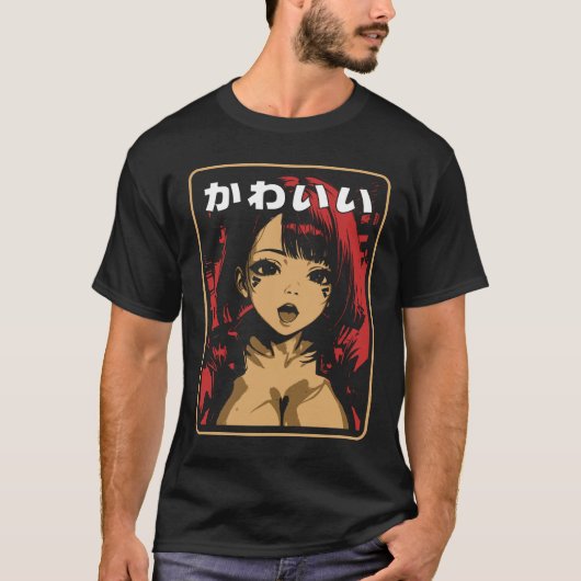Schattige Anime T-shirt (Voorkant)