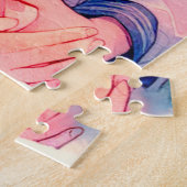 Schattige anime thema Valentijnsdag Legpuzzel (Zijkant)