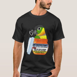 Schattige Antidepressivum Papegaai I Geelzijdige G T-shirt