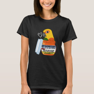 Schattige Antidepressivum Papegaai I Jenday Conure T-shirt