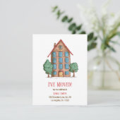 Schattige appartement Aankondiging adreswijziging (Staand voorkant)