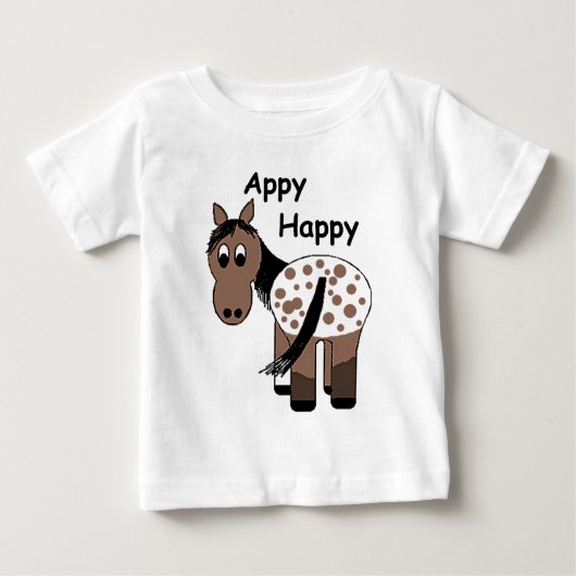 Schattige Appy Happy Blanket Appaloosa T-shirt (Voorkant)
