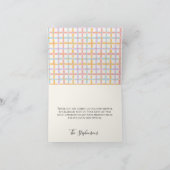 Schattige Aquarel Capy Capybara Baby Shower Bedank Bedankkaart (Binnen)