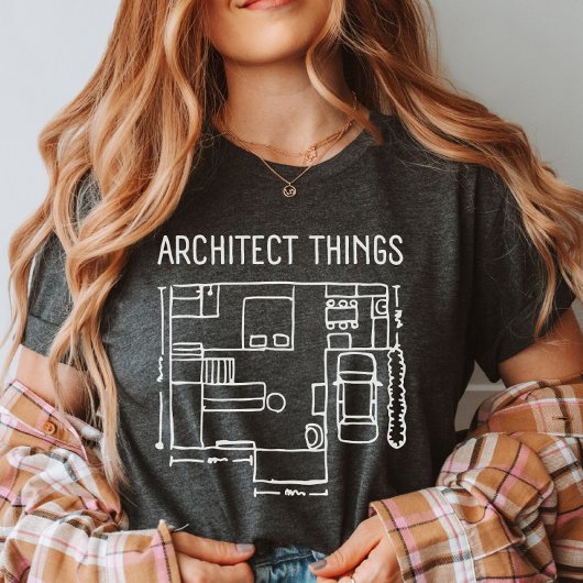 Schattige architectendocent | Architectuur groot A T-shirt