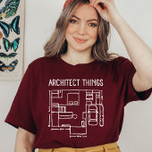 Schattige architectendocent | Architectuur groot A T-shirt