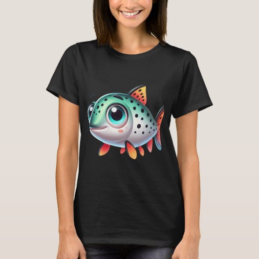 Schattige Arctische Char T-shirt (Voorkant)