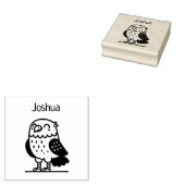 Schattige arend rubberstempel (Gestempeld)