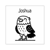 Schattige arend rubberstempel (Afrduk)