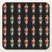 Schattige Army of Nutty Nutcracker Speelgoed Soldi Kartonnen Onderzetters (Voorkant)