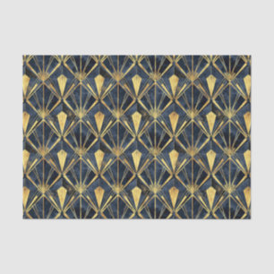 Schattige art deco patroon betegeld tissuepapier