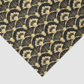 Schattige art deco patroon betegeld tissuepapier (Detail)