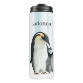 schattige artisanaalliefhebbers voegen naam toe thermosbeker (Voorkant)