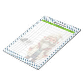 Schattige arts GNOOM Bloeddruk Log Notitieblok (Schuin)