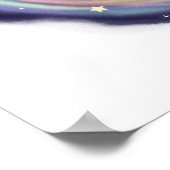 Schattige Astronaut Beer, Kwekerij  Poster (Hoek)