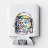 Schattige astronaut Kat Blikjeskoeler (Achterkant)
