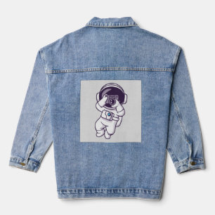 Schattige astronaut  Persoonlijke denim  Jacket