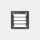 Schattige astronaut ruimte 4 secties checklist Pos Post-it® Notes (Voorkant)