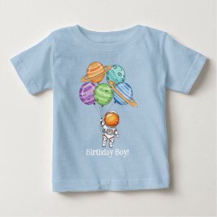 schattige astronaut ruimte baby peuter T-shirt