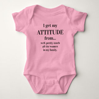 Schattige Attitude Shirt voor meisjes